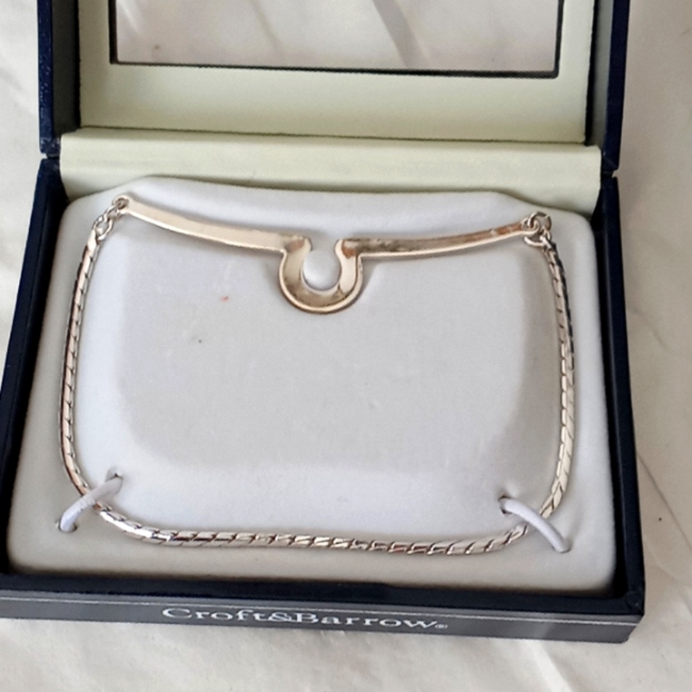 Croft and Barrow Men's silver bracelet